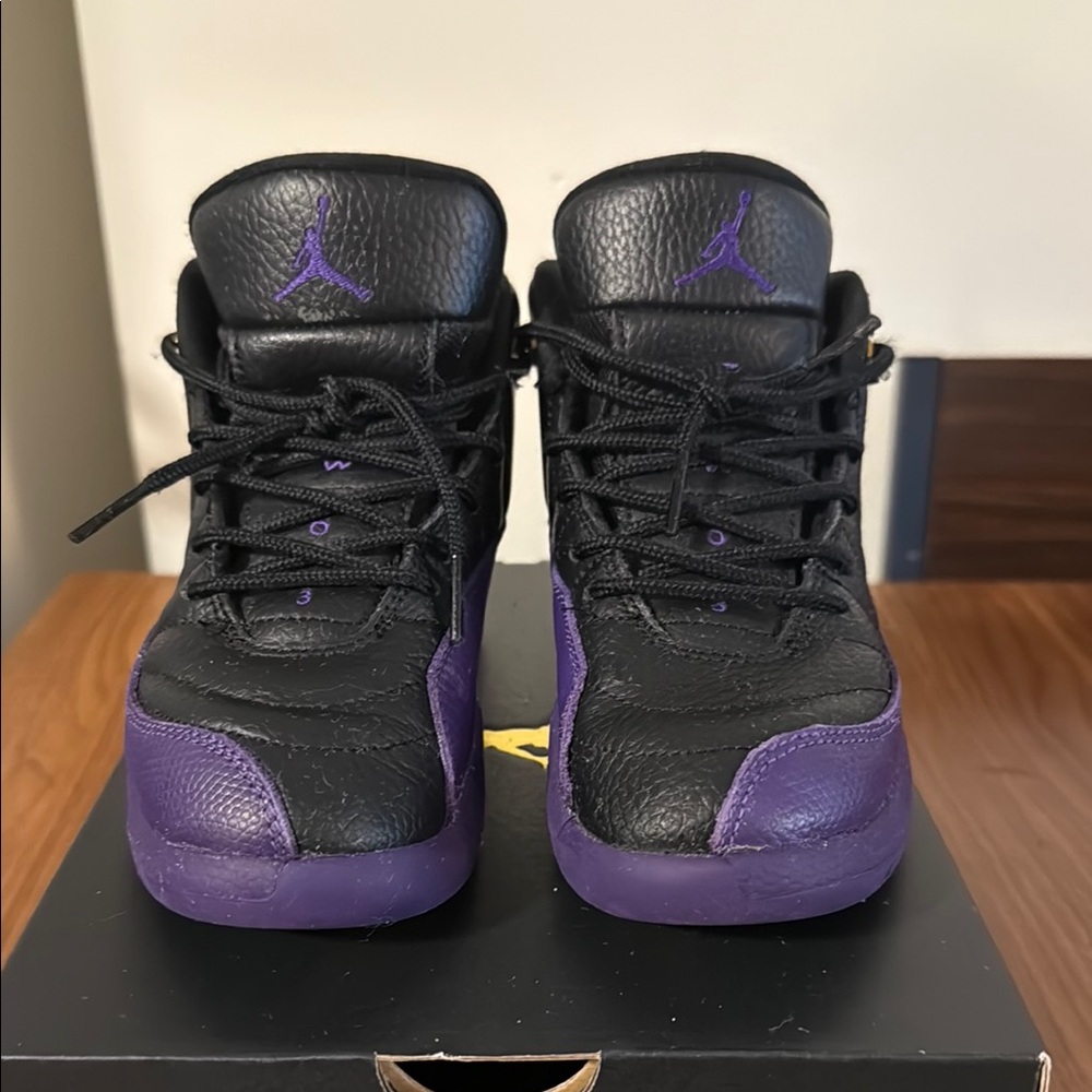 Black and Purple Sneakers